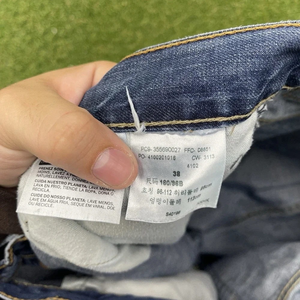 Levis 569 Jean Shorts Mens 38 x 12